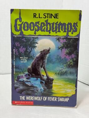 1st edition Goosebumps  #14The Werewolf of Fever Swamp 1993 NO calendar Stine